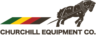 churchill equipment logo black