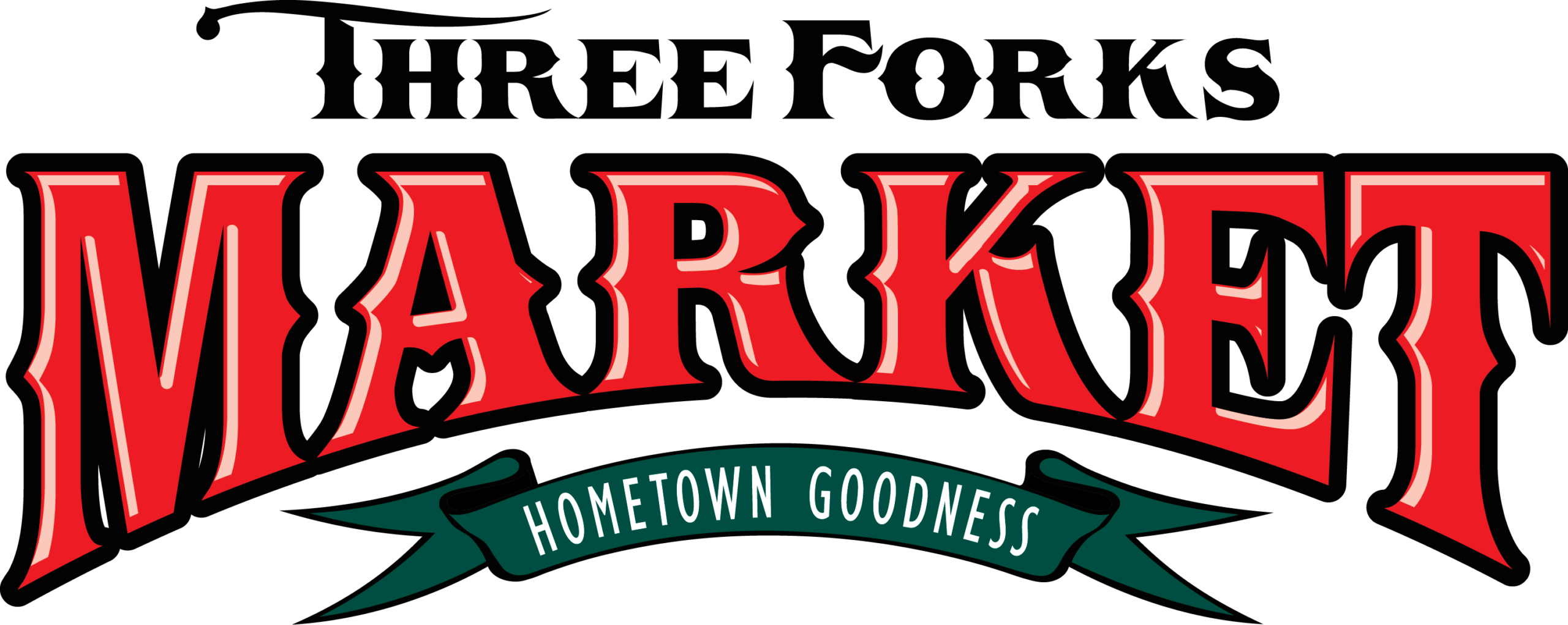 three forks market logo
